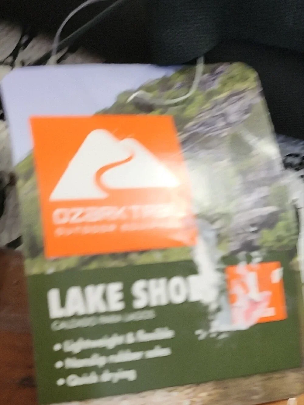 Ozark Trail Black and Orange Lake Shoes
